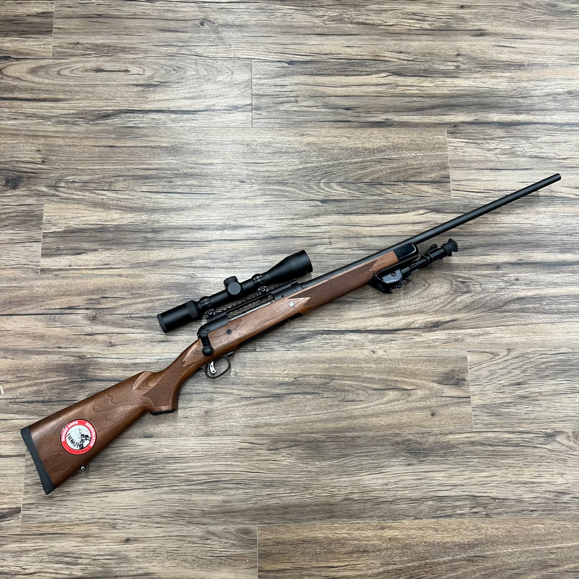 SAVAGE SAVAGE MODEL 114 RIFLE, 300 WIN MAG, W/ WEAVER 3-9X40 SCOPE AND BIPOD, PRE-OWNED