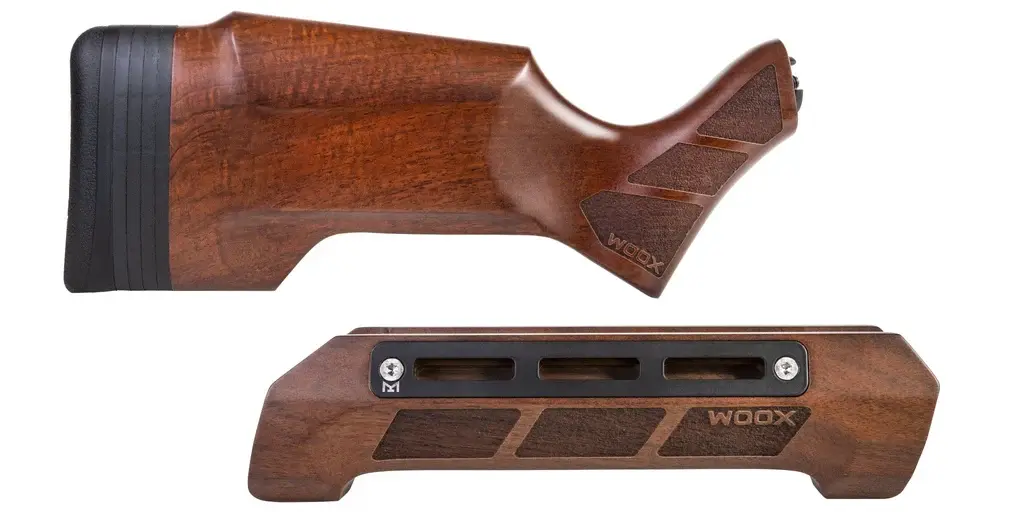 WOOX GLADIATORE STOCK & FORE END KIT, MOSSBERG 88/500/590, 6-3/4" ACTION TUBE