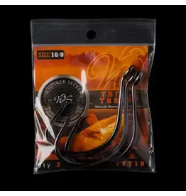 WHISKER SEEKER TACKLE WHISKER SEEKER TACKLE TRIPLE THREAT HYBRID CIRCLE HOOKS, 10/0, PACK OF 3