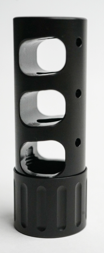 ACE MINI MUZZLE BRAKE, 30 CAL, 5/8-24, BLACK NITRIDE