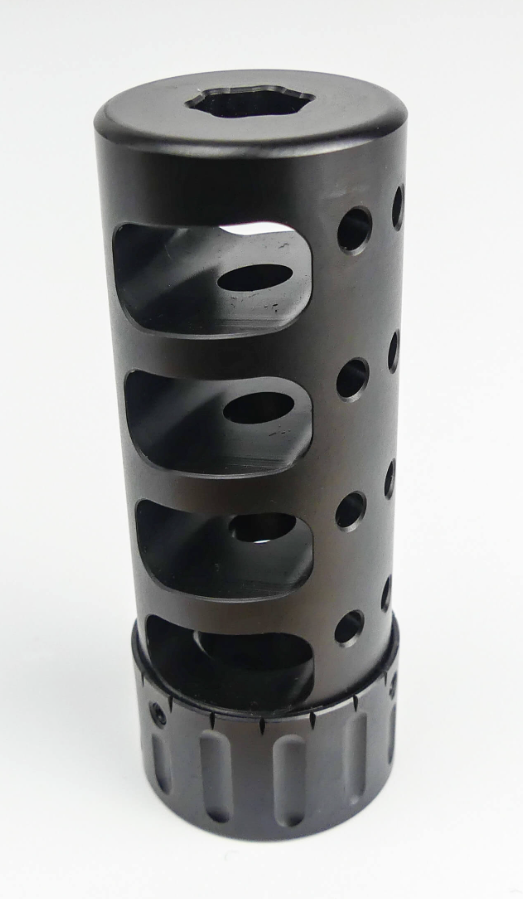 ACE MUZZLE BRAKE, 6.5MM, 5/8-24, BLACK NITRIDE