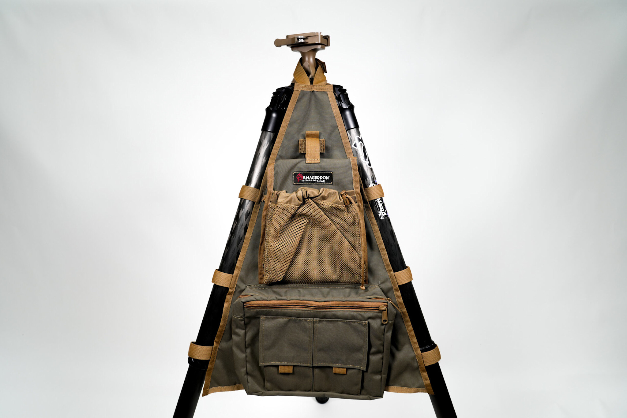 ARMAGEDDON GEAR ARMAGEDDON GEAR TRIPOD CADDY, RANGER GREEN