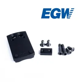 EGW EGW BROWNING HI-POWER RED DOT SIGHT MOUNT, DELTAPOINT PRO, (FITS HOLOSUN K SERIES, SHIELD RMS/RMSC/SMS/JPOINT, VORTEX DEFENDER, AND OPTIMA)