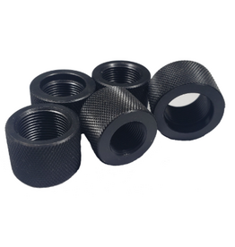 HAWKINS PRECISION HAWKINS PRECISION THREAD PROTECTOR, .930", 5/8-24, BLACK KNURLED