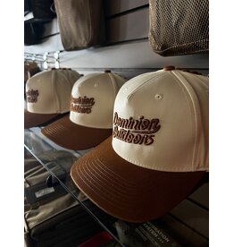 DOMINION OUTDOORS DOMINION OUTDOORS CREAM DREAM SNAP BACK HAT, CREAMY CARAMEL
