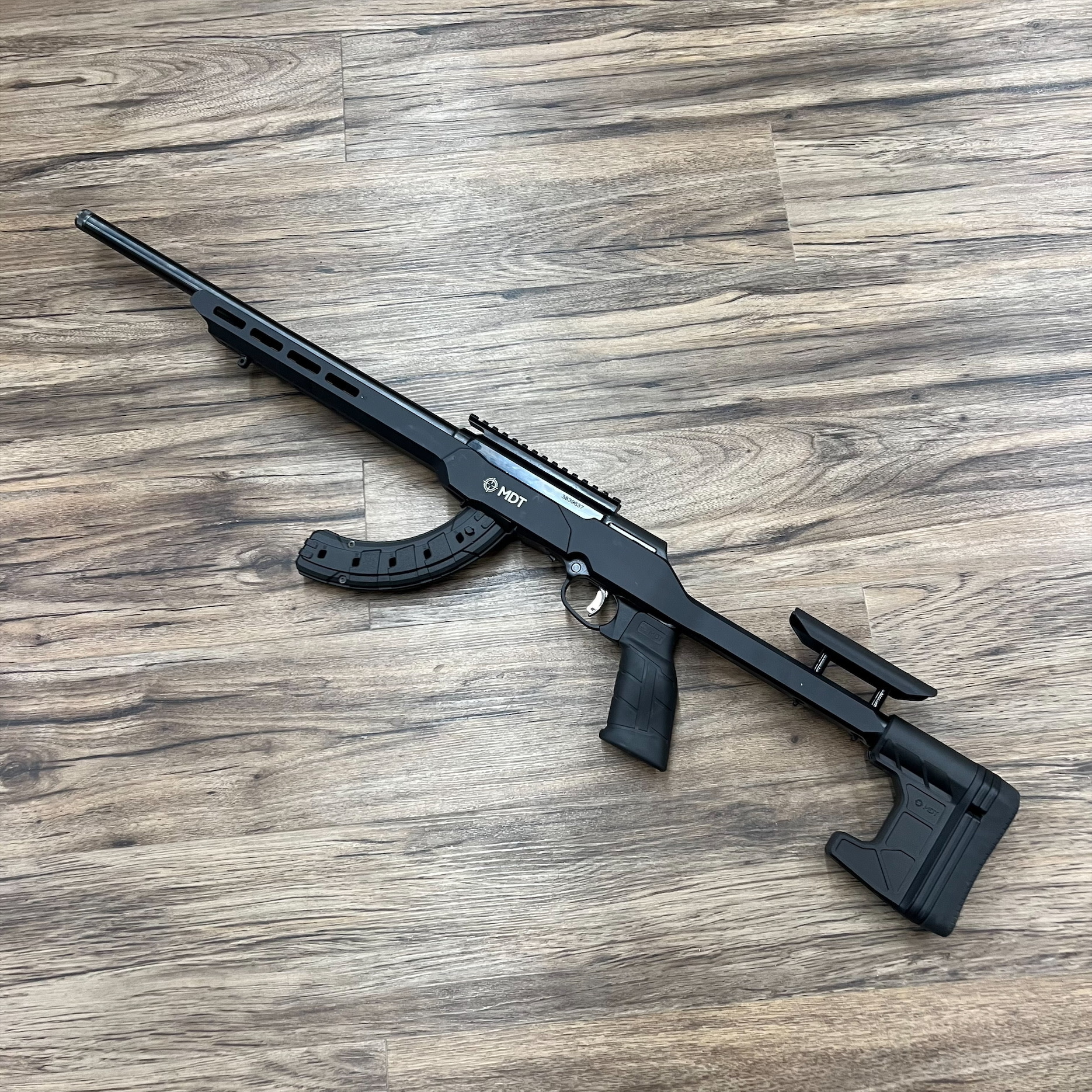 SAVAGE SAVAGE A22 PRECISION, 22LR, MDT CHASSIS, PRE-OWNED