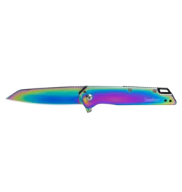 KERSHAW KERSHAW MISDIRECT FOLDING KNIFE, RAINBOW