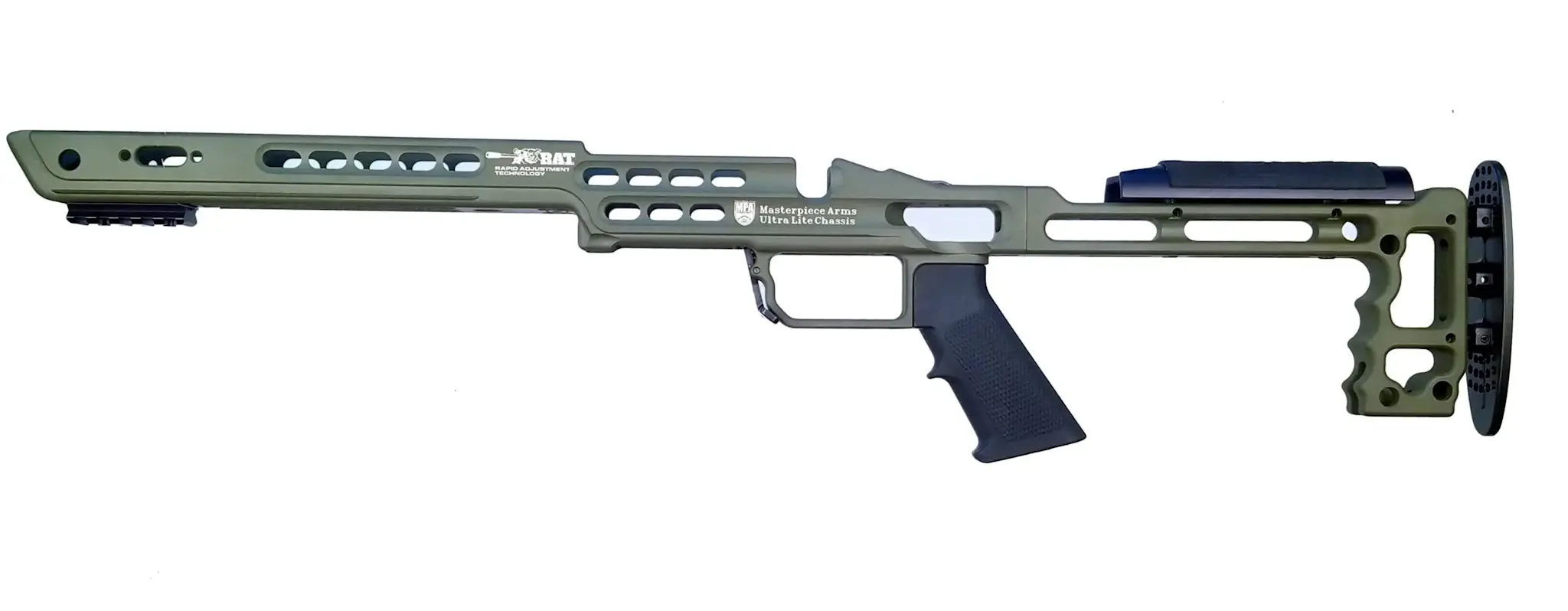 MPA ULTRA LITE CHASSIS, REM 700 SA, RH, FDE, NON-FOLDING STOCK