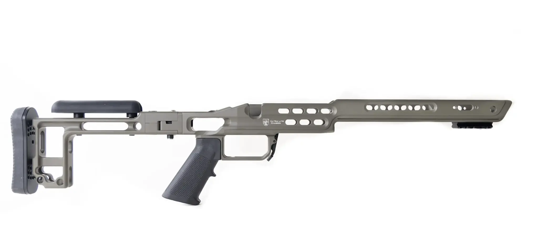 MPA ULTRA LITE CHASSIS, REM 700 SA, RH, FDE, NON-FOLDING STOCK