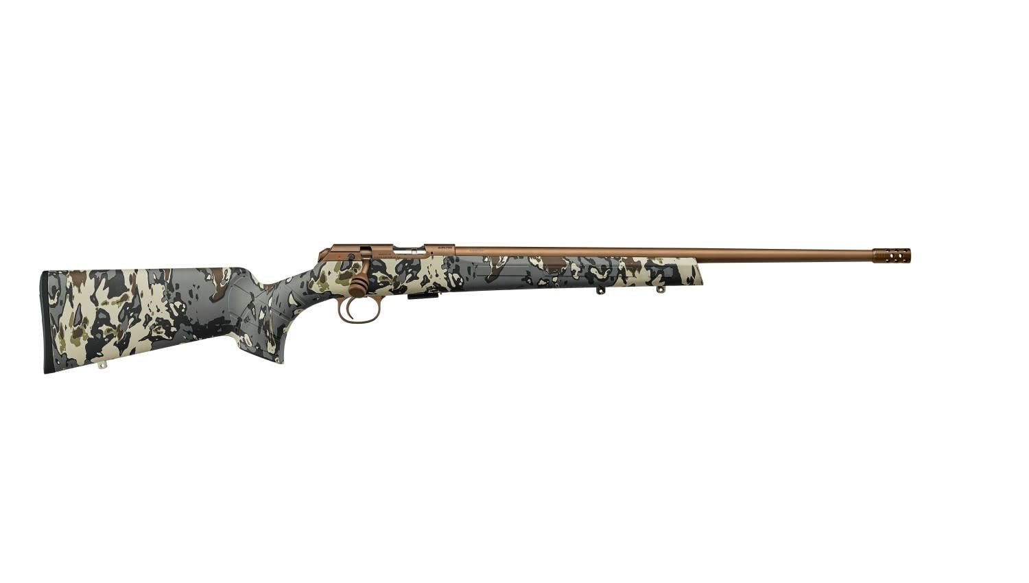 CZ CZ 457 HUNTER VEIL RIFLE, 22 LR, 20" BARREL, VEIL BIG SKY CAMO