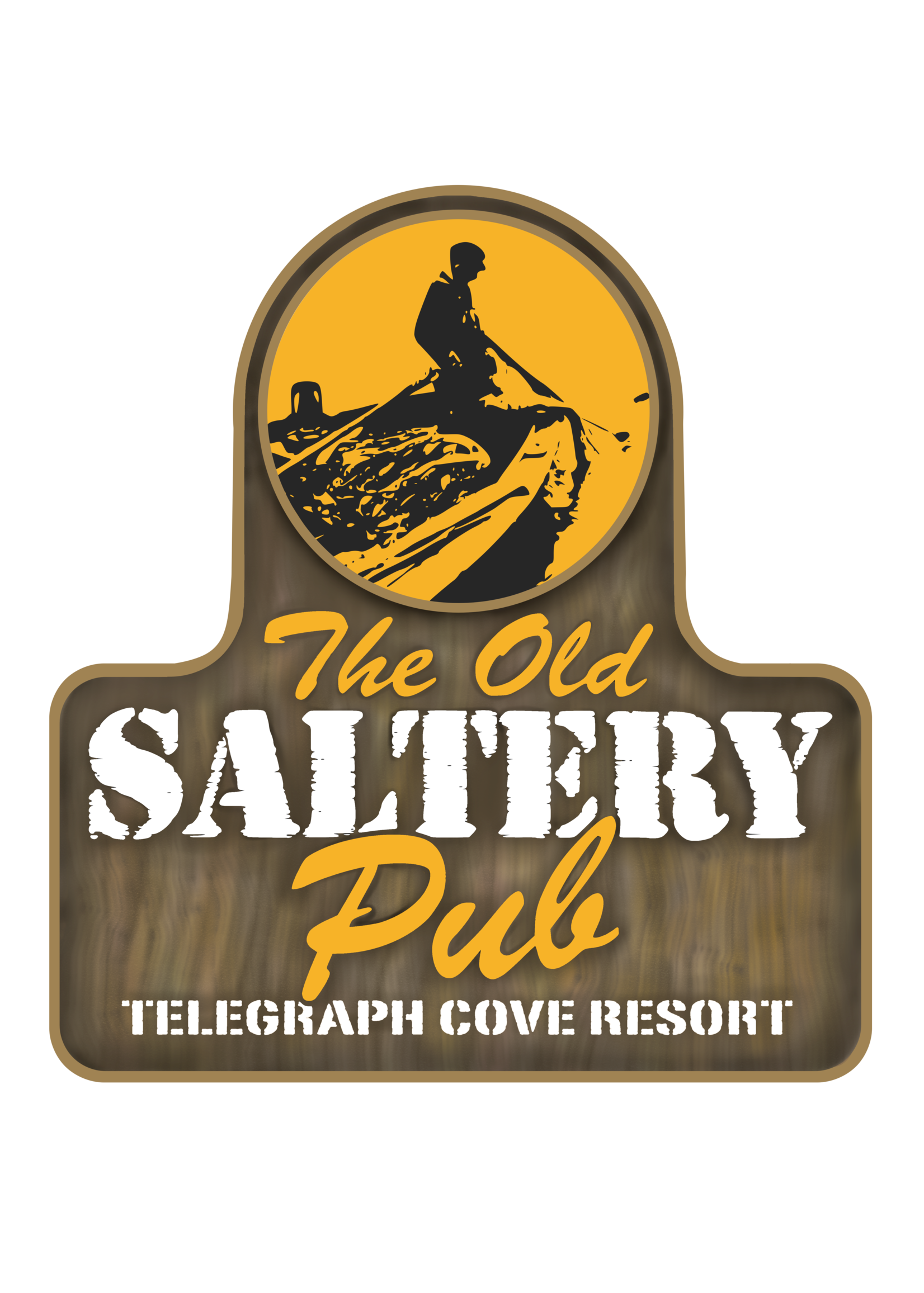 Sticker Old Saltery Pub Logo