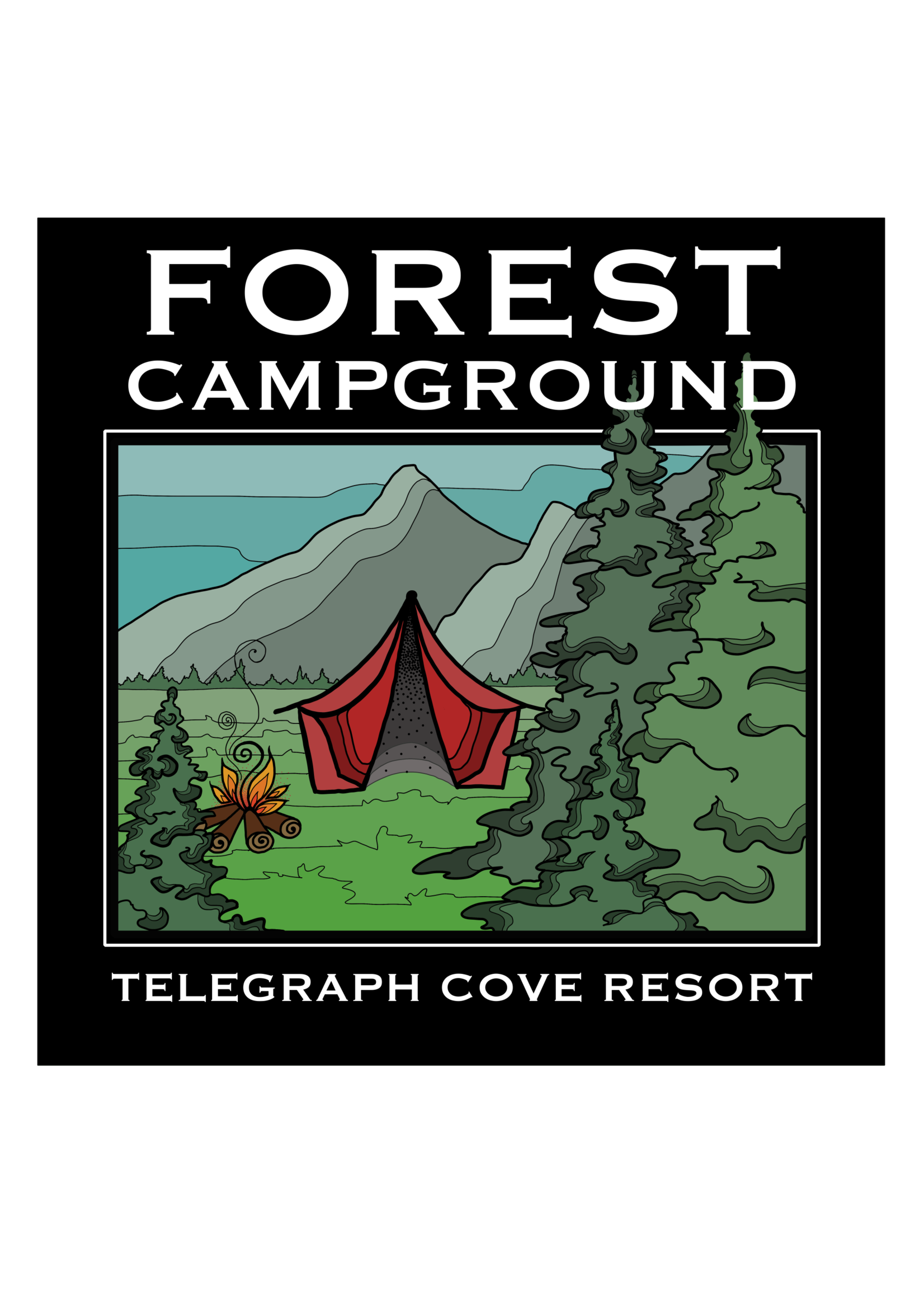 Sticker- Forest Campground