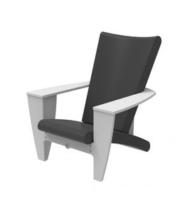 Twist Chair, Cozi White Frame w/ Grey
