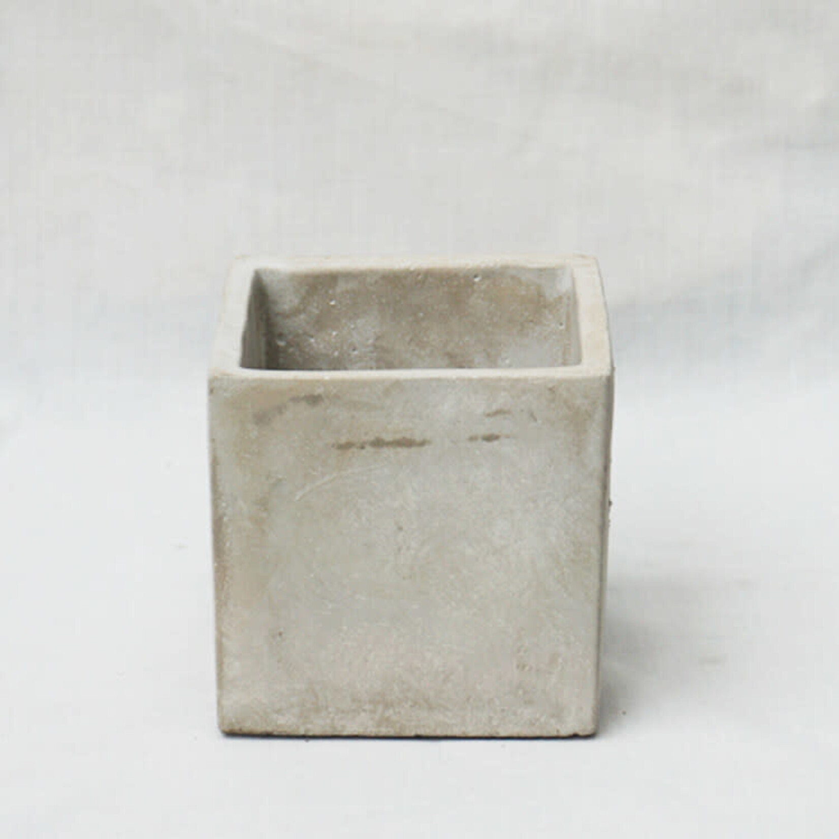 Potcover, Cement Cube 4 in