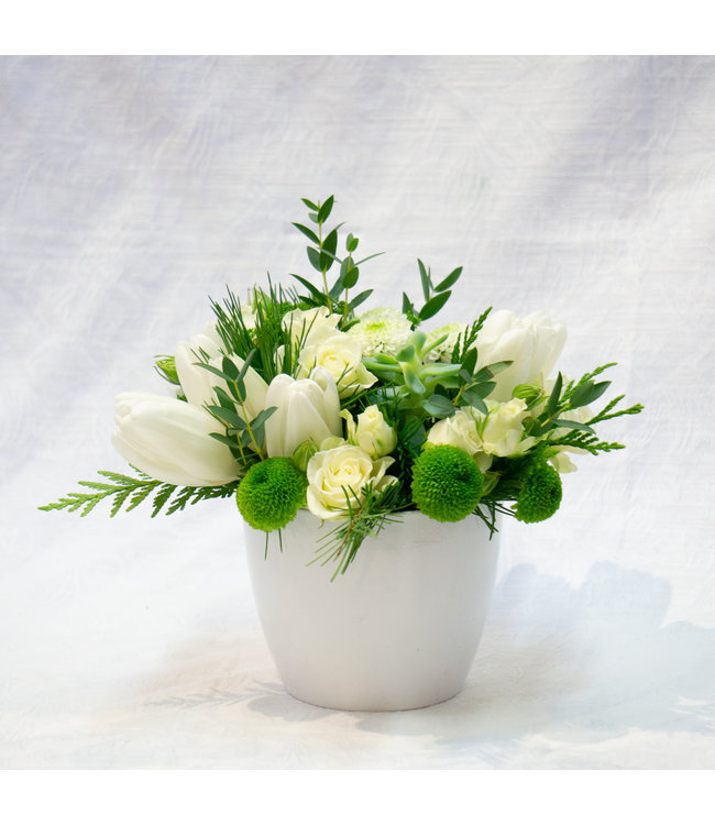 Whites and Greens in White Pot