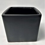 Potcover, Cube Blk 7 in