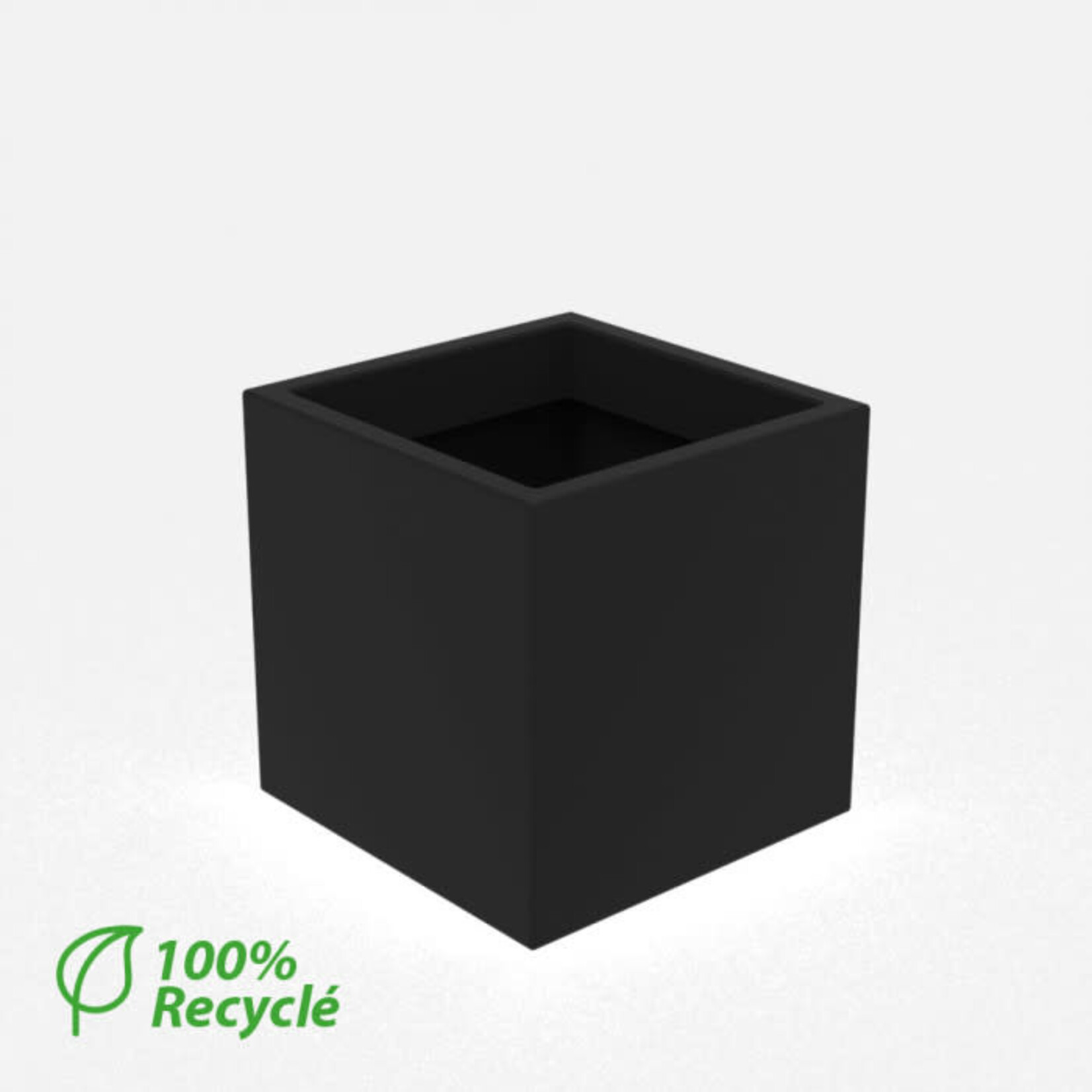 Planter, Fyor Black 19in TW