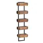 Shelf, Wooden Brick Wall Tower 5