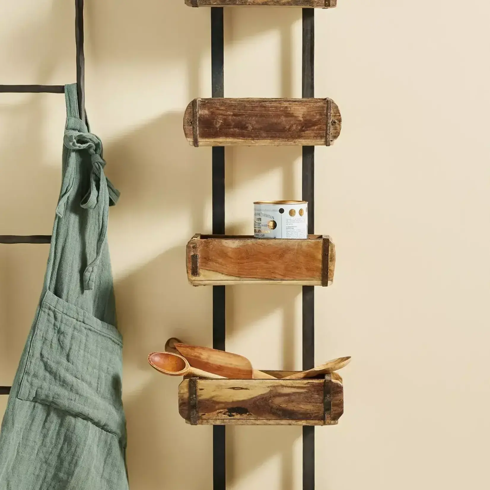 Shelf, Wooden Brick Wall Tower 5