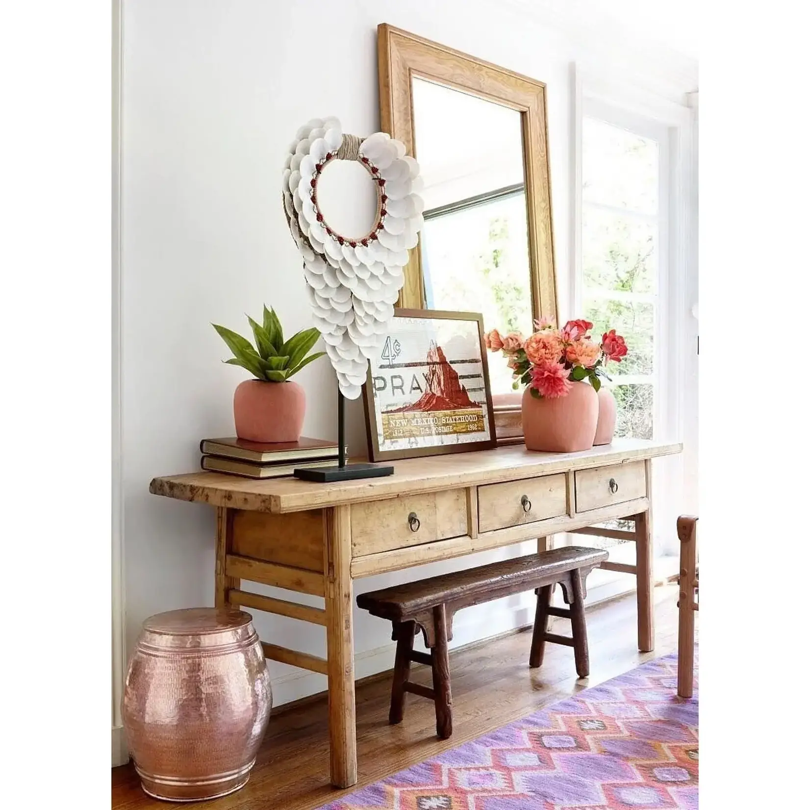 Table, Wooden Mao 3 Drawer