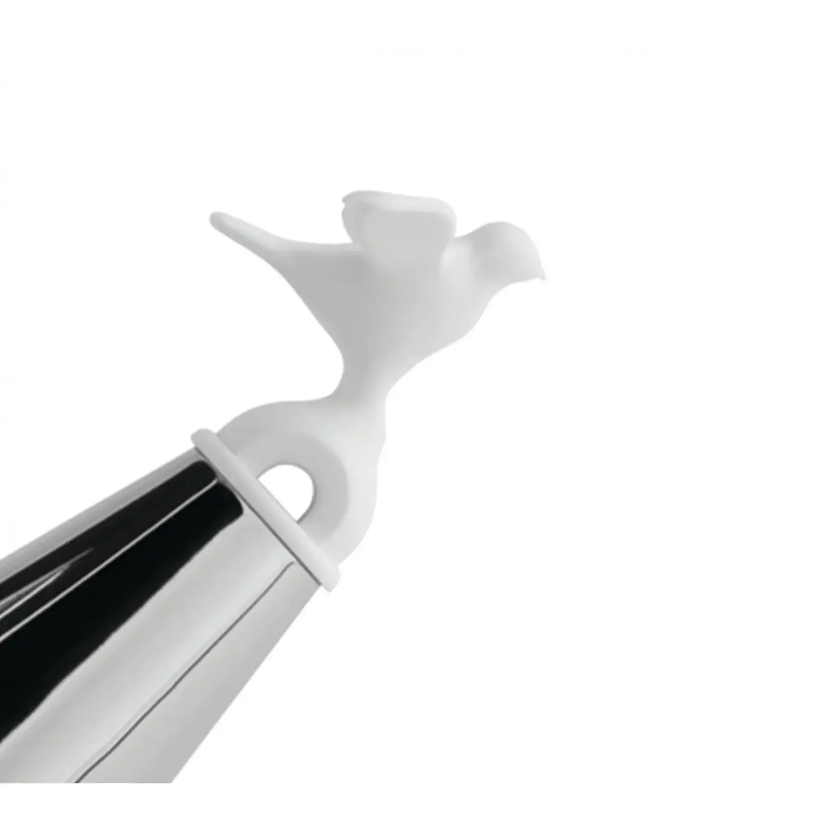 Kettle, Bird Shaped Whistle White