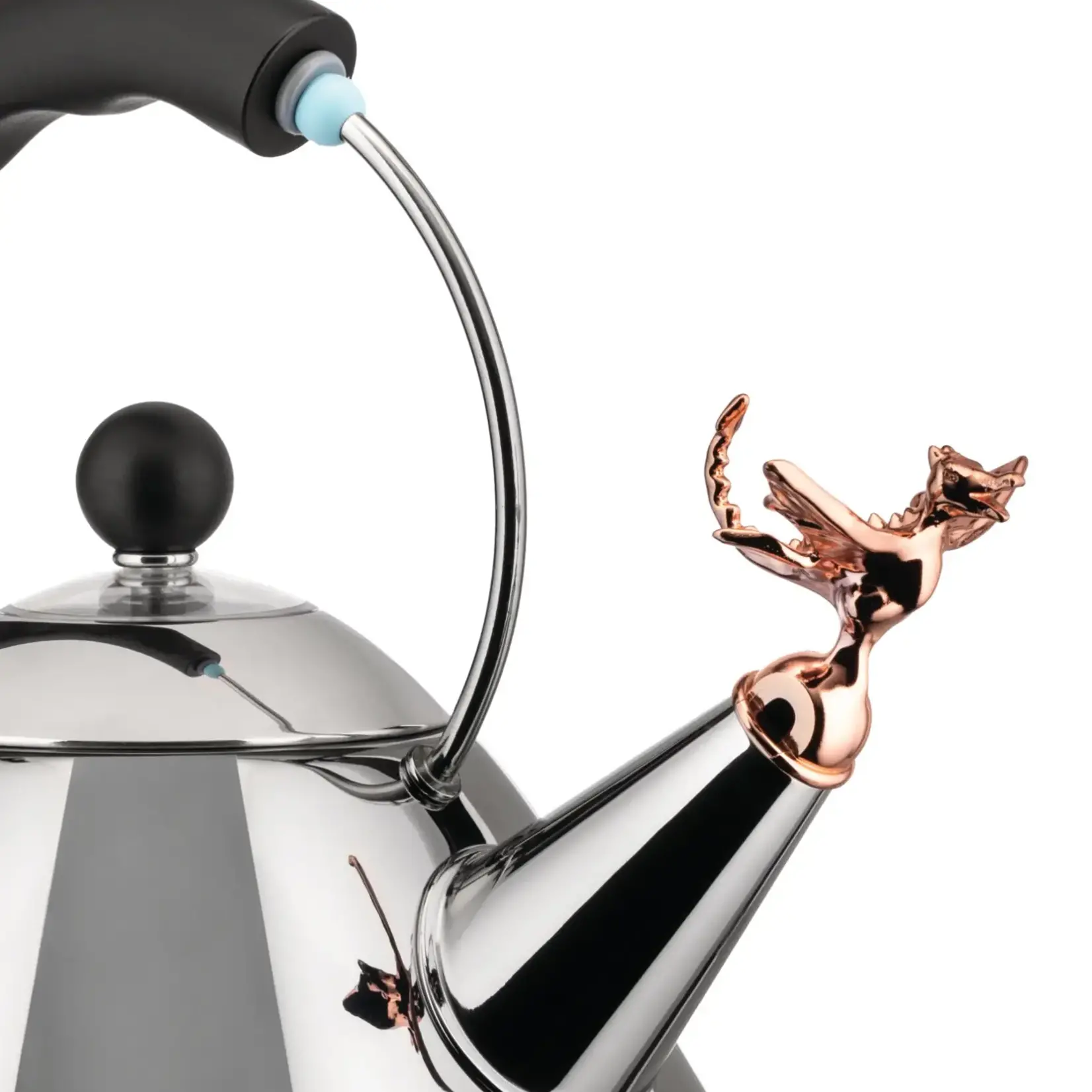 Kettle, Tea Rex Black and Rose Gold