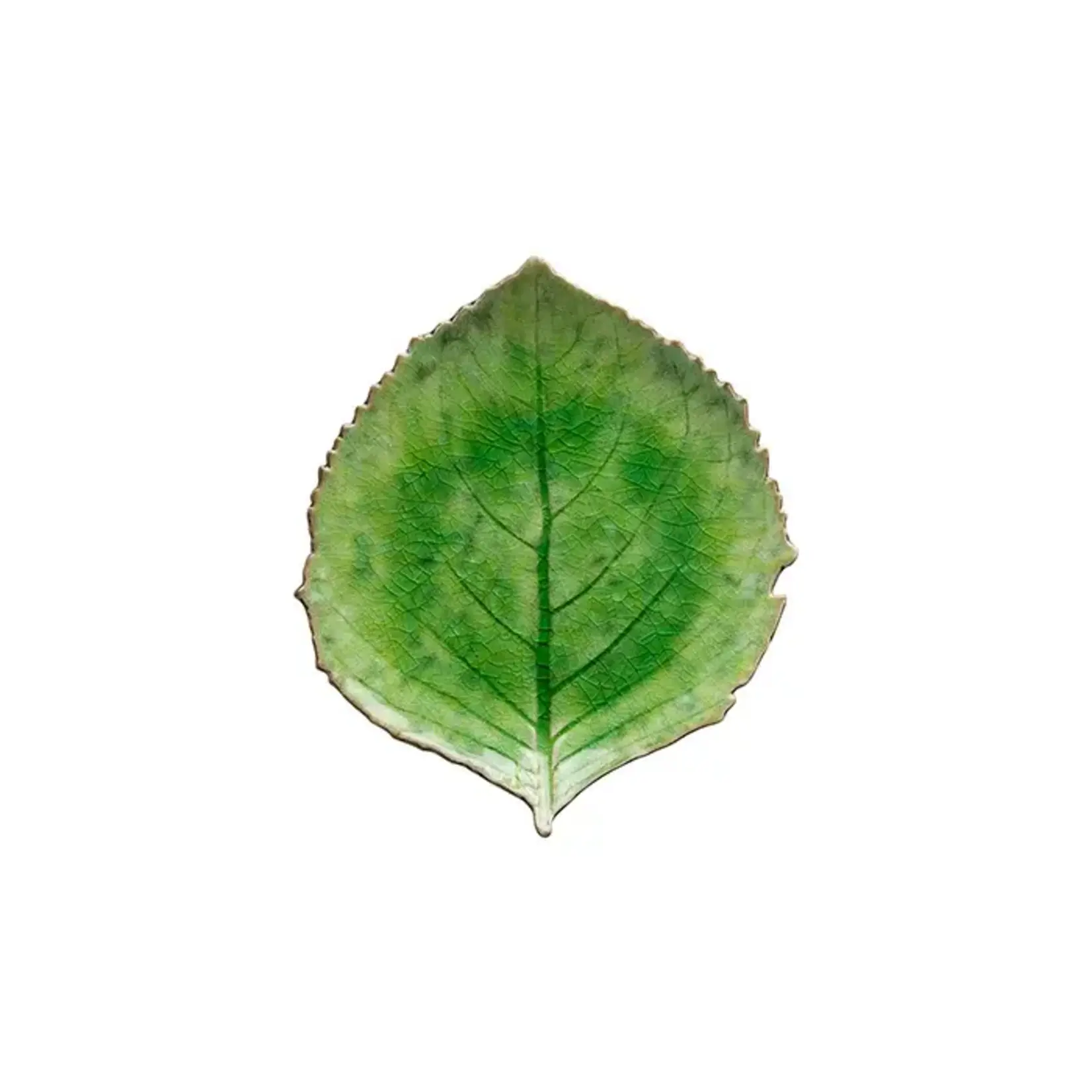Plate, Riviera Tomate Hydrangea Leaf 8 in