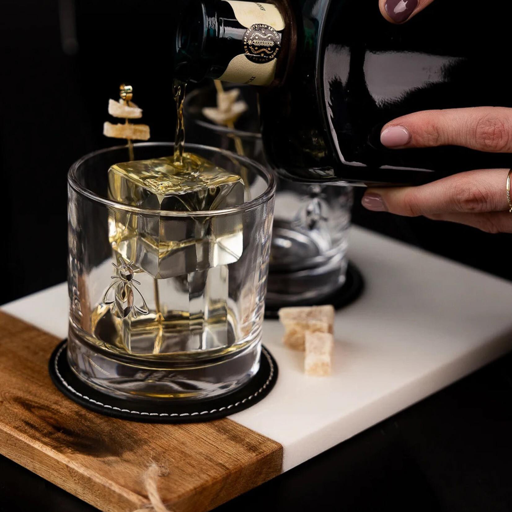 Glass, Bee Whisky