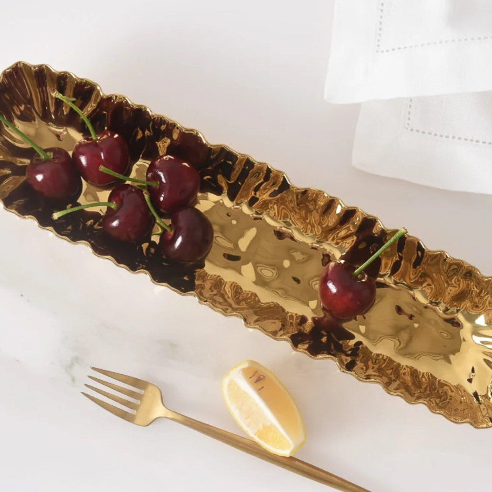 Dish, Cracker Tray Mascali Gold