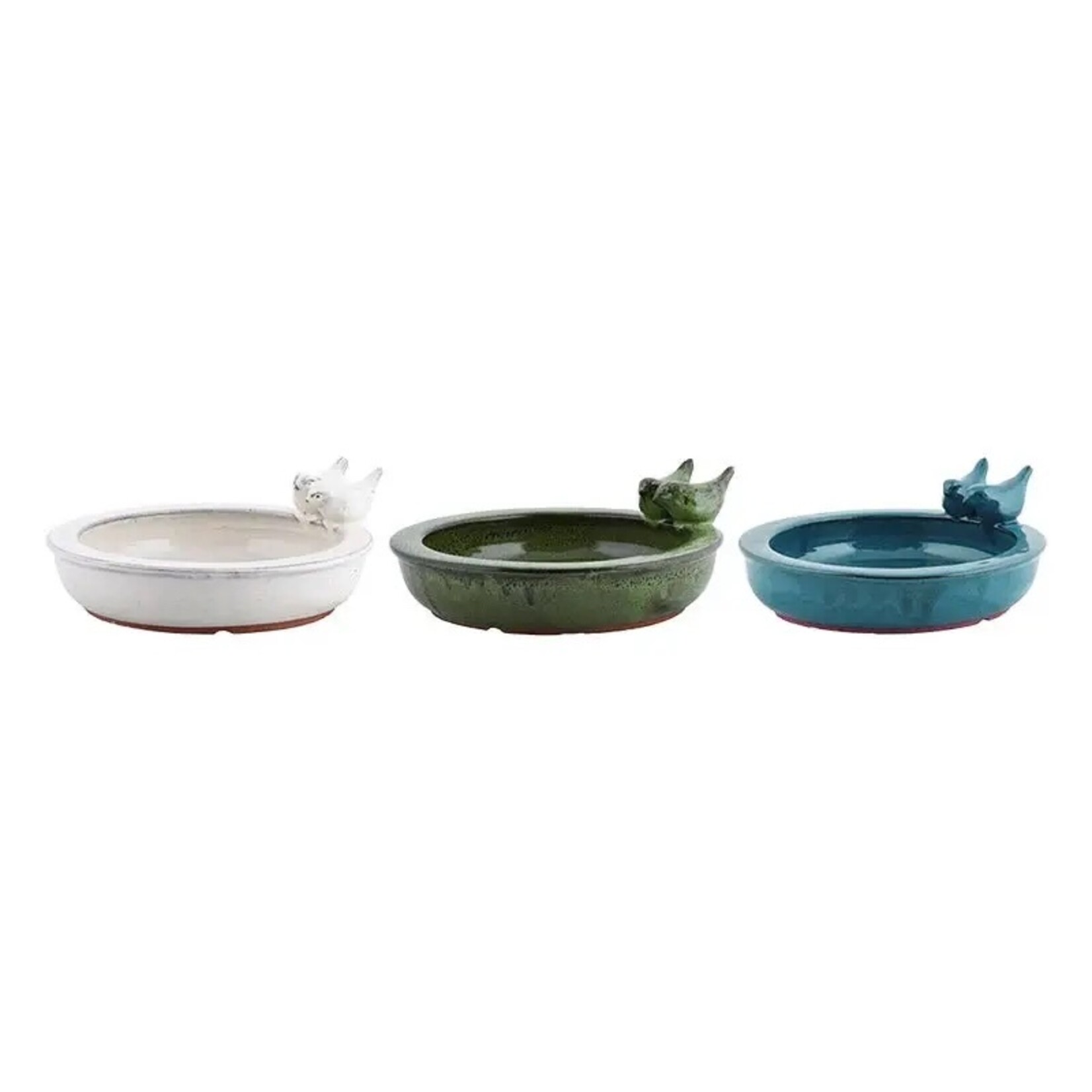 Bird Bath, Ceramic Round