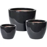 Pot, High Gloss Black