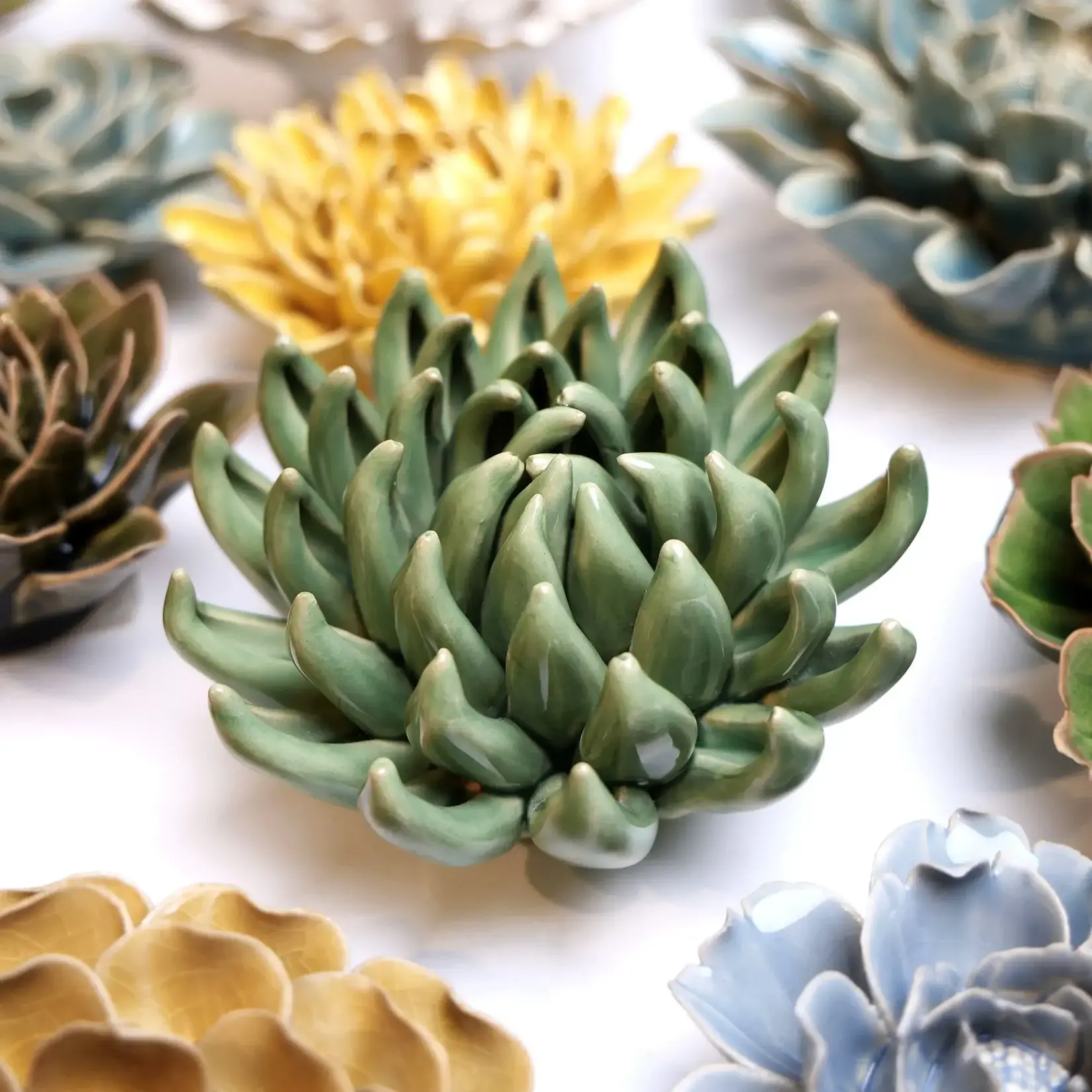 Ceramic Flower, Medium