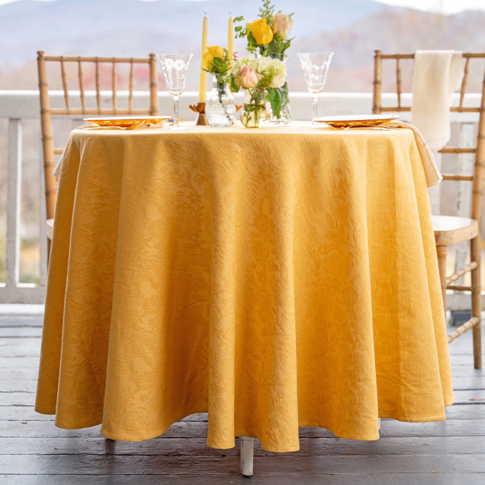 Tablecloth, Song Jacquard Gold