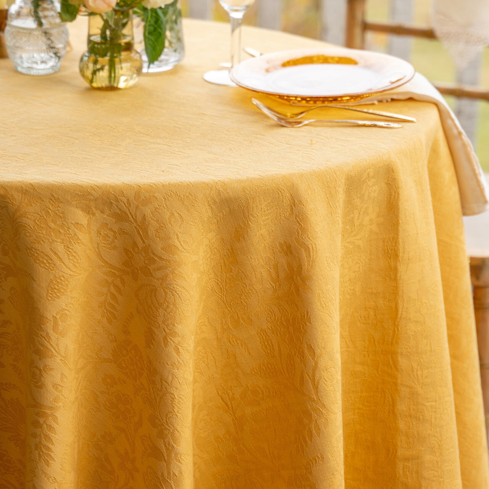 Tablecloth, Song Jacquard Gold