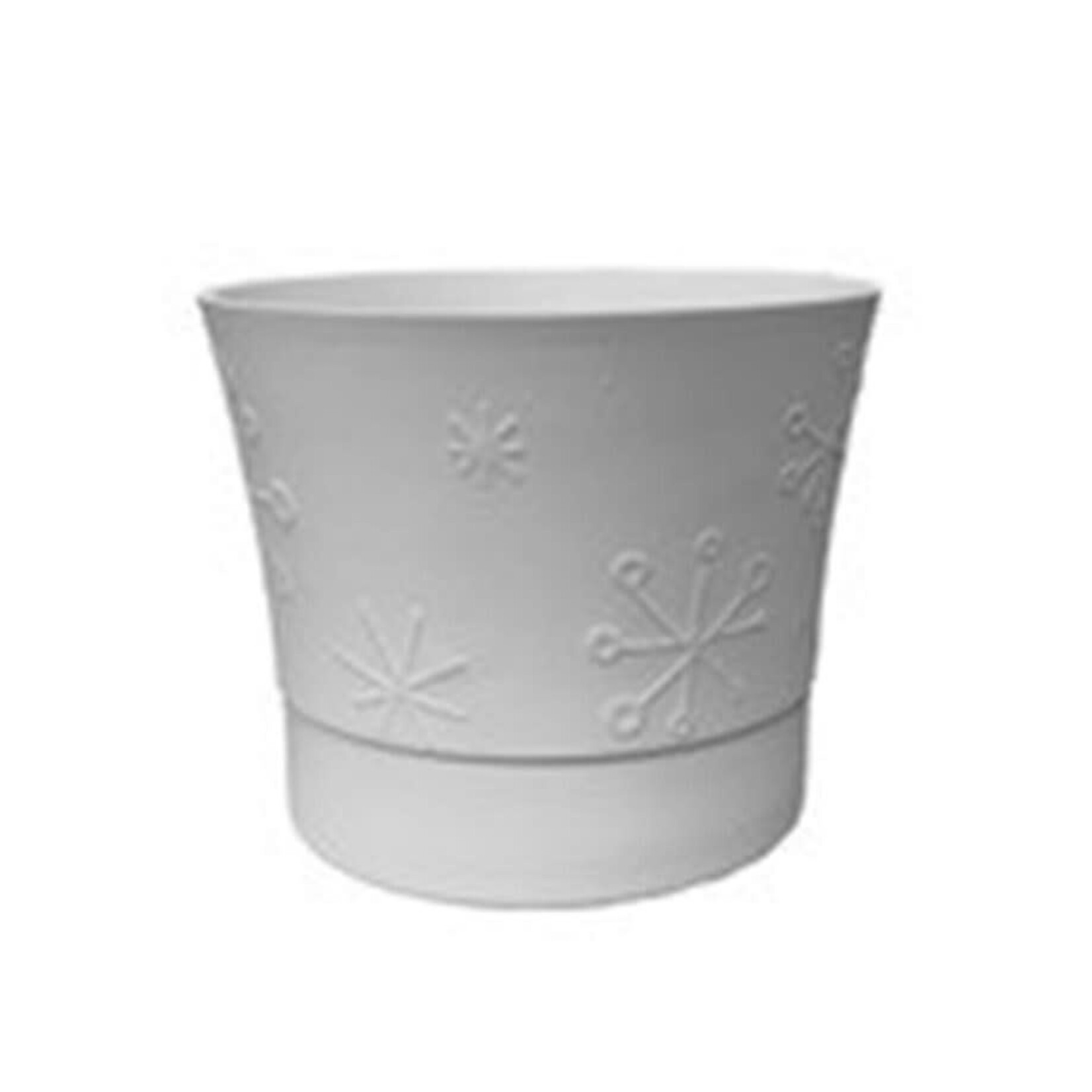 Potcover, Snowflake White
