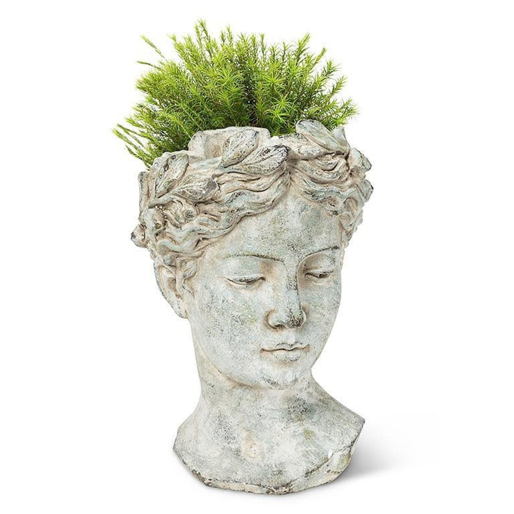 Planter, Lg Goddess Head 10 in