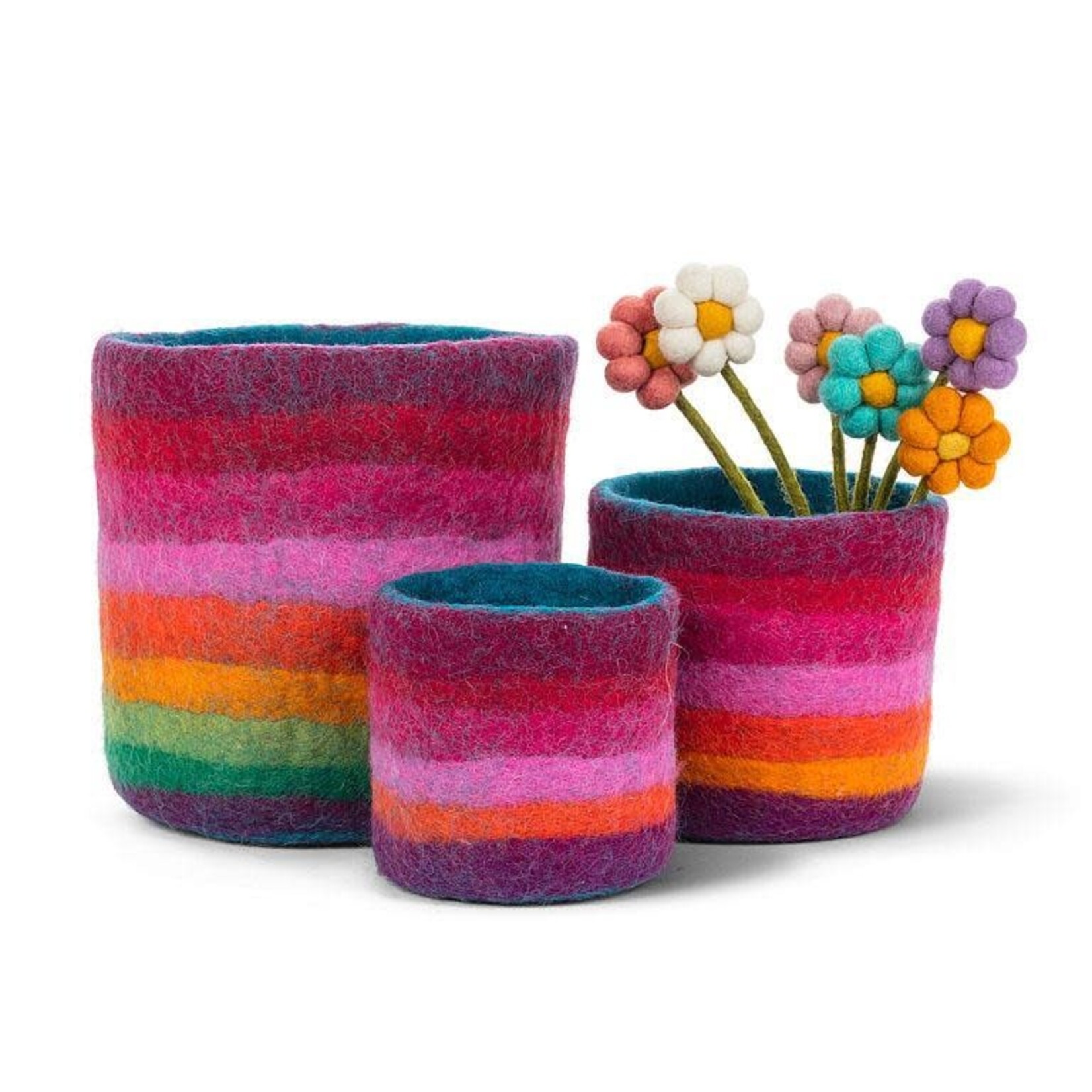 Pot, Felted Storage