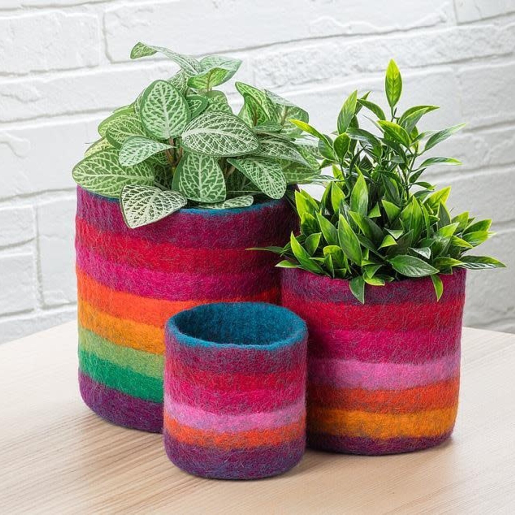 Pot, Felted Storage