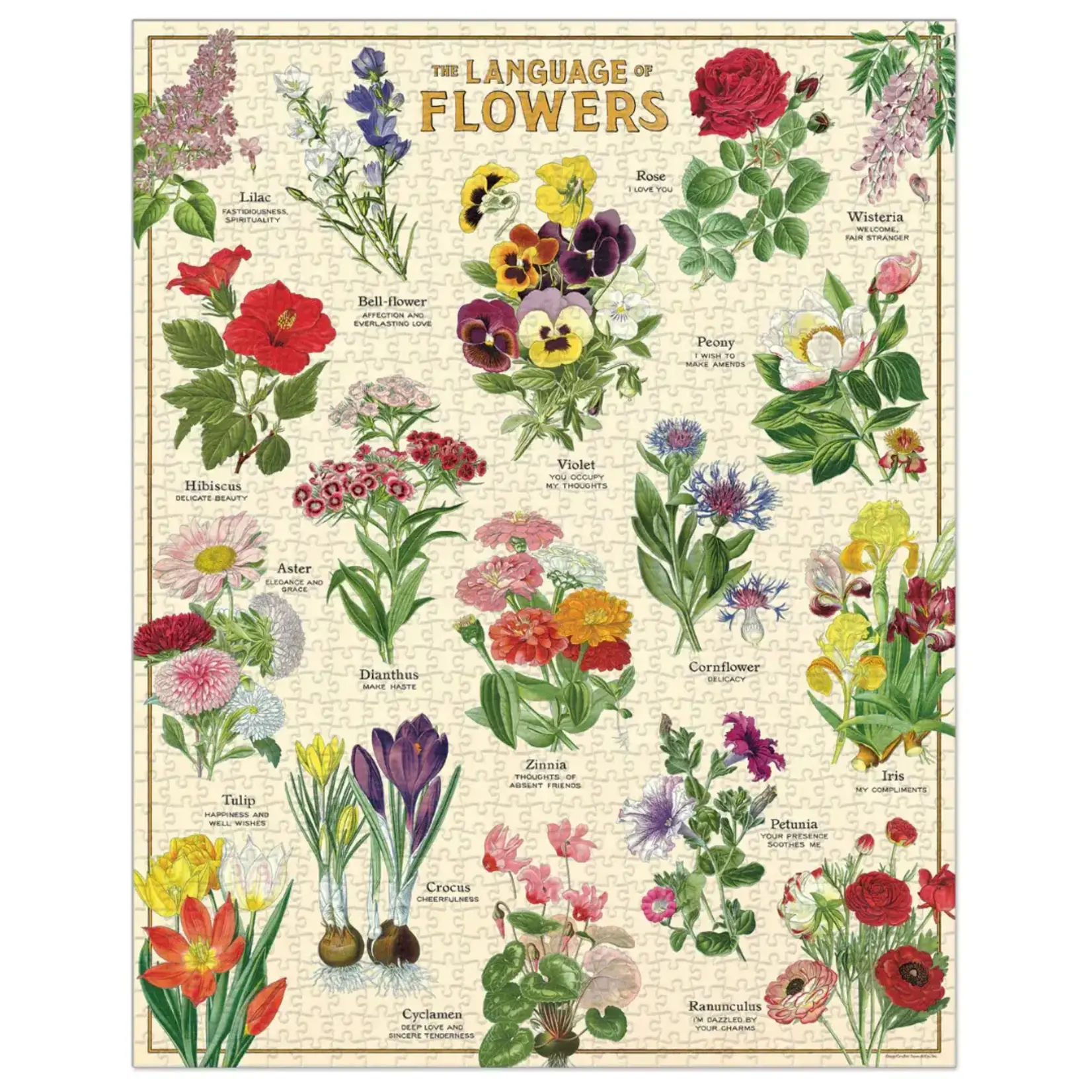 Puzzle, Vintage Florals