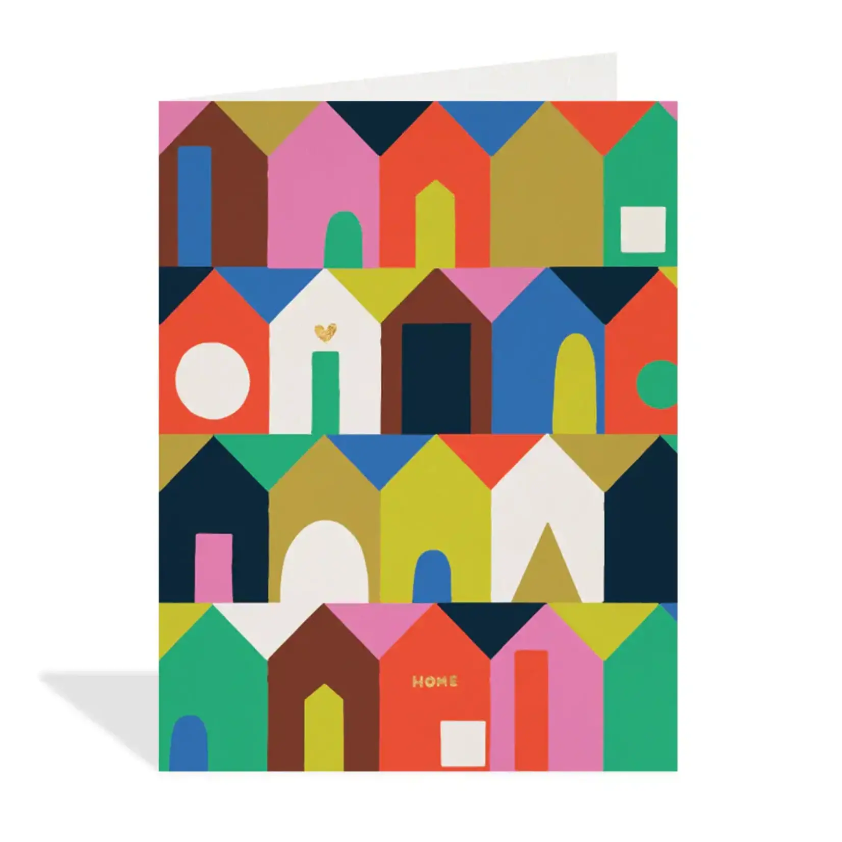 Card, Colourful Homes