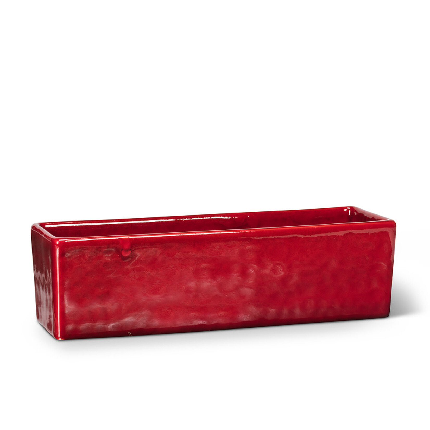 Planter, Long Slim Red