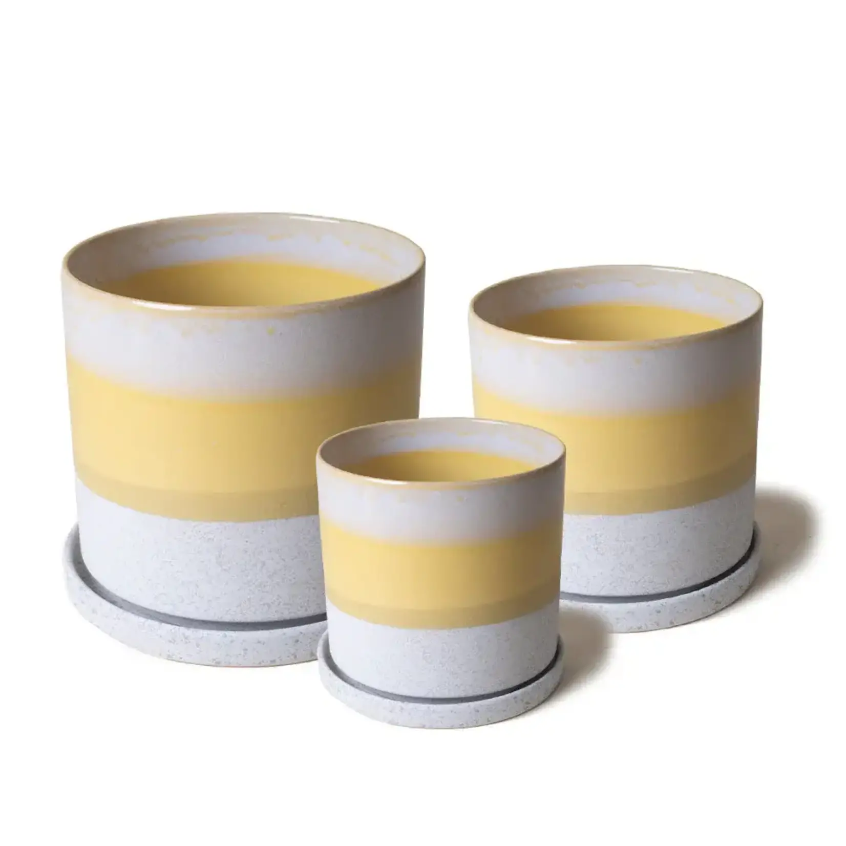 Pot, Yellow Layers w/s