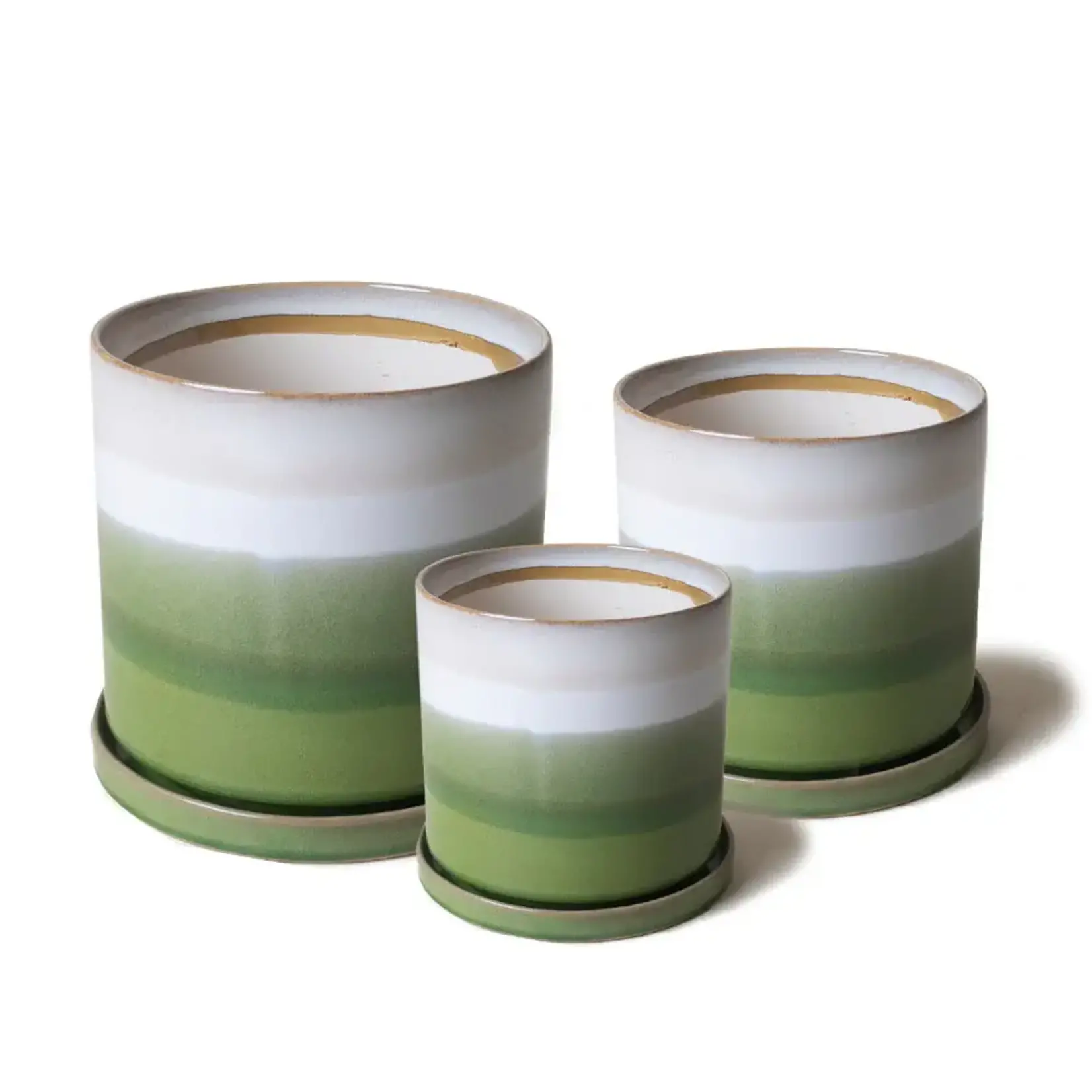 Pot, Green Layers w/s