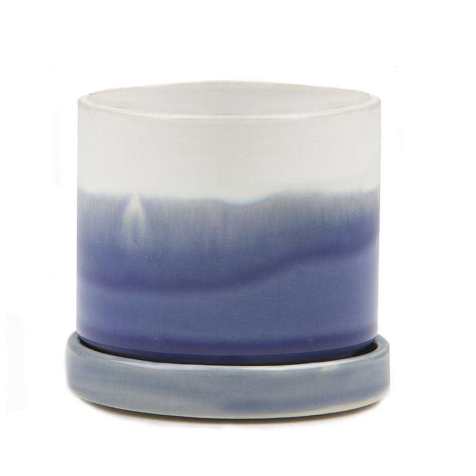 Pot, Blue Layers w/s