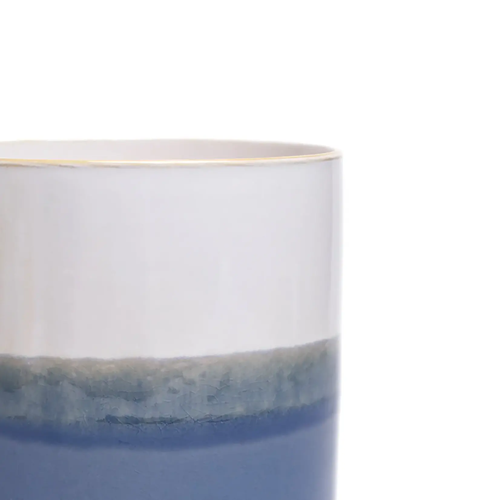 Pot, Blue Layers w/s