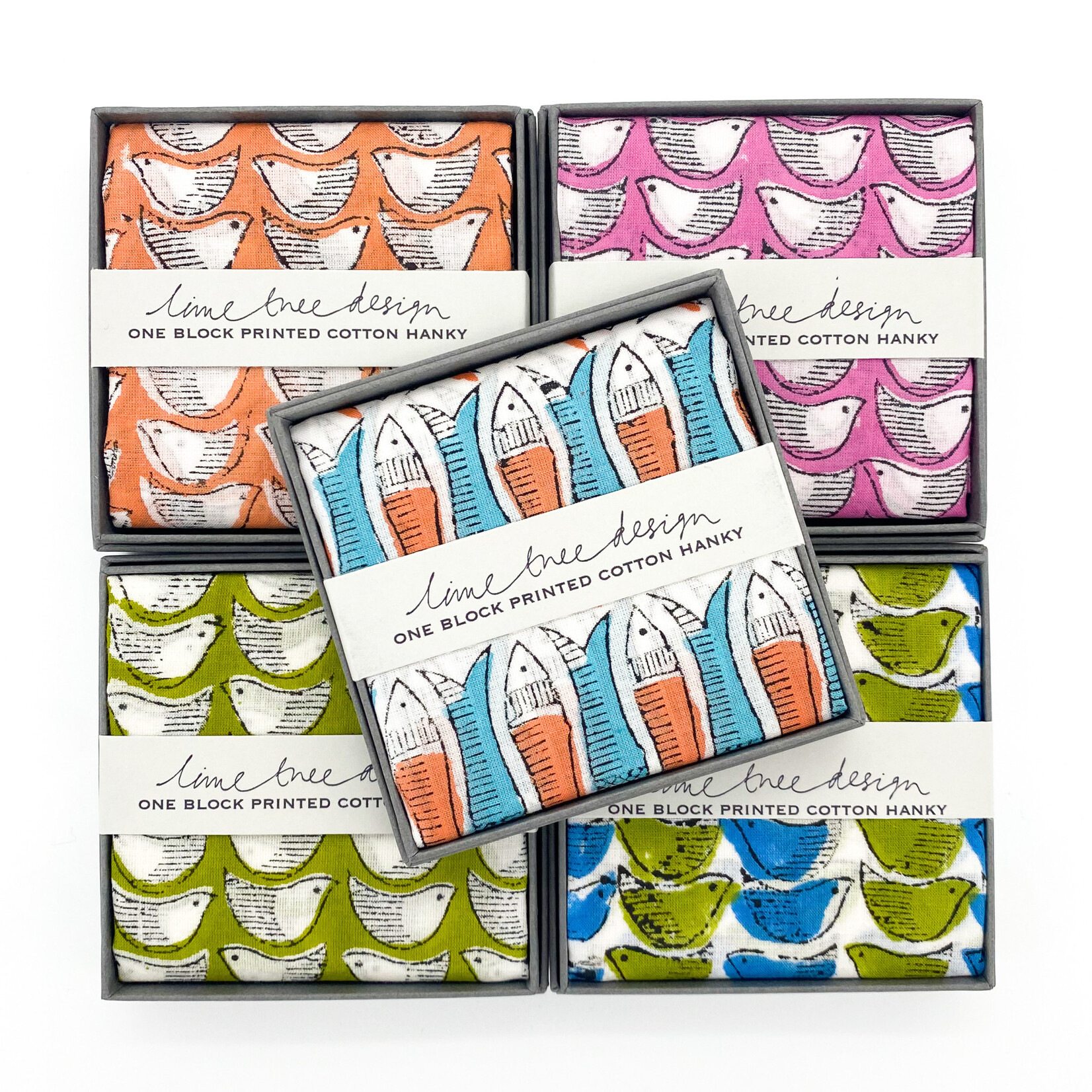 Hankie, Printed Cotton Asst.