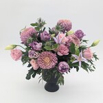 Floral Arrangement, Mauve Monochrome
