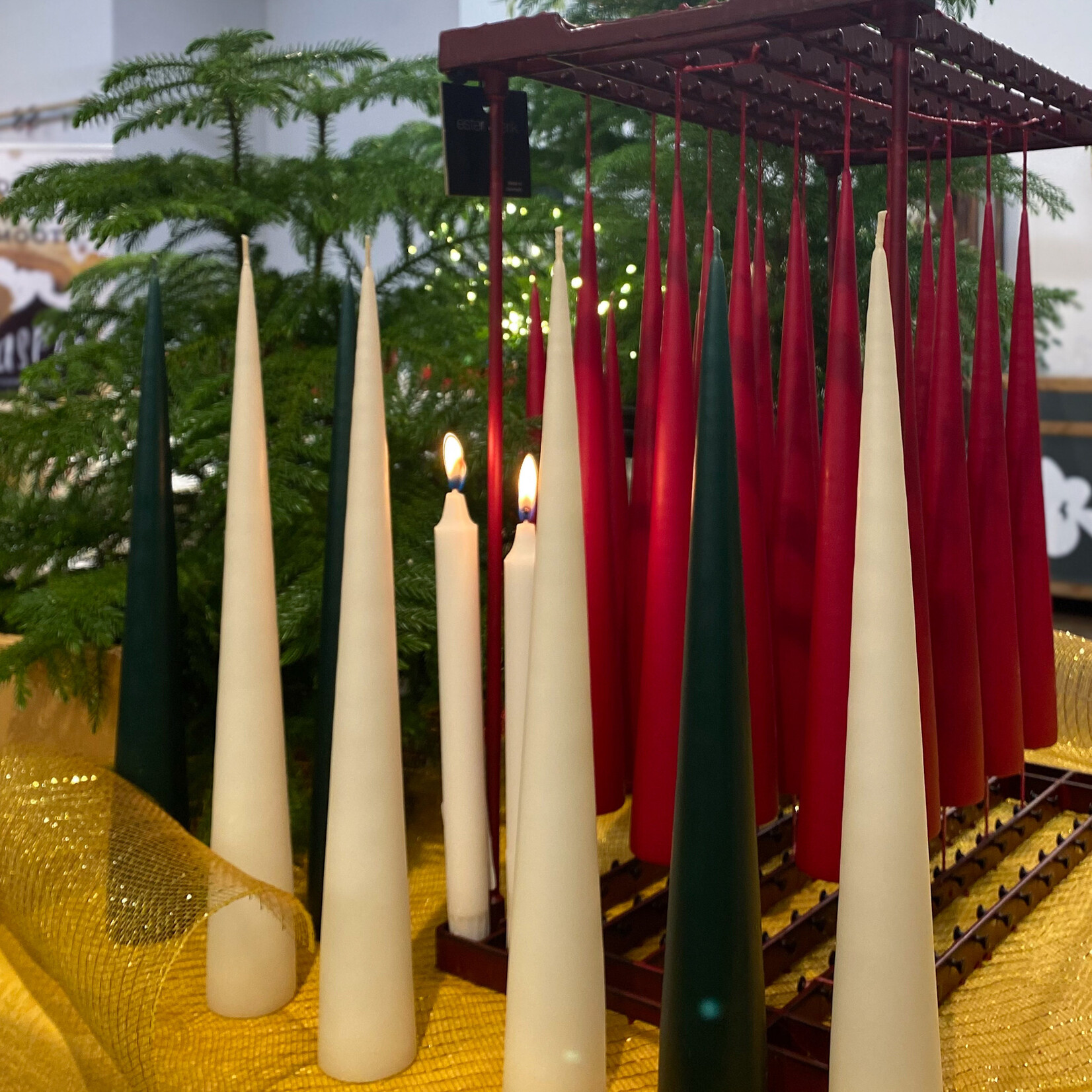 Candle, Conical Danish 37cm