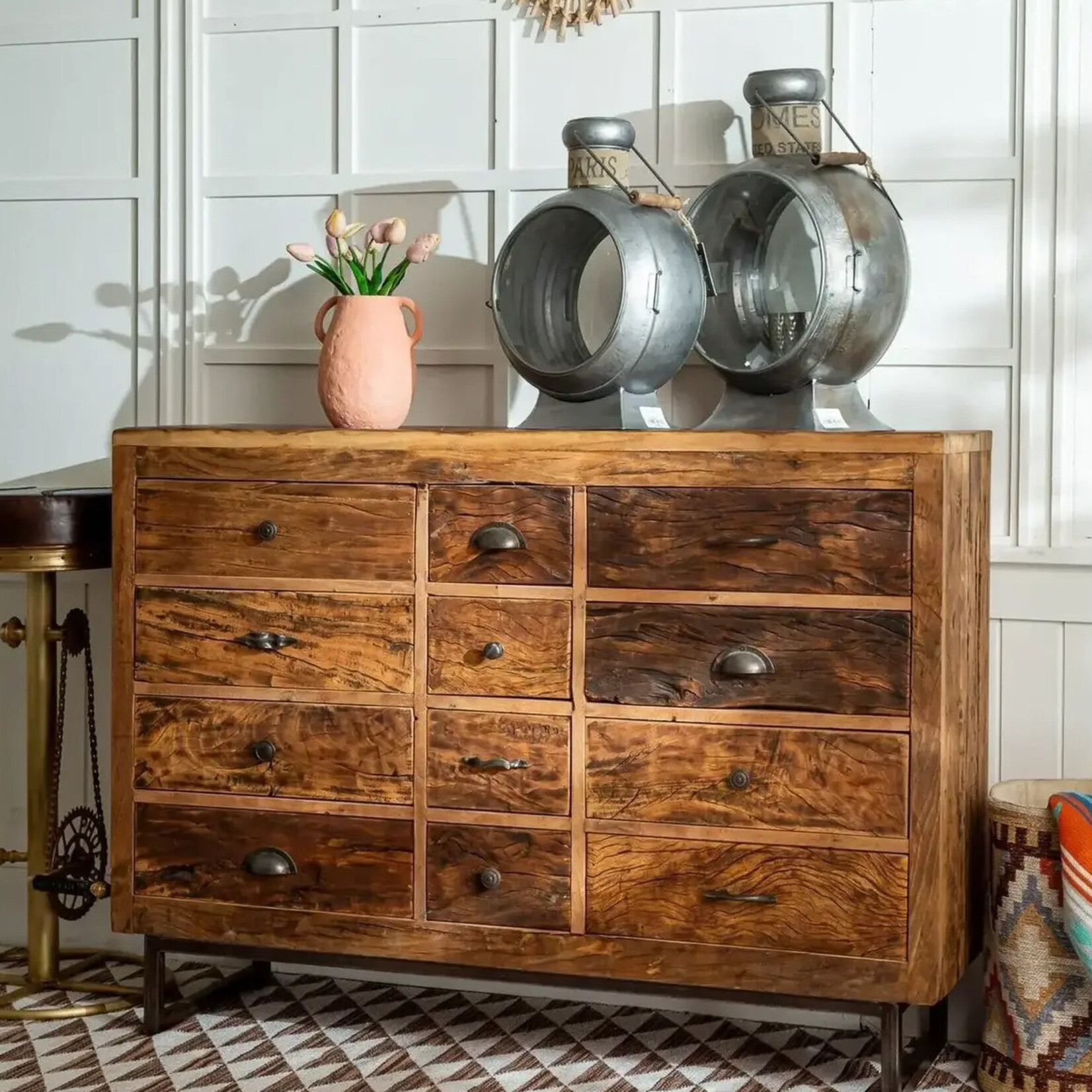 Dresser, Reclaimed Wooden Drawer Chest