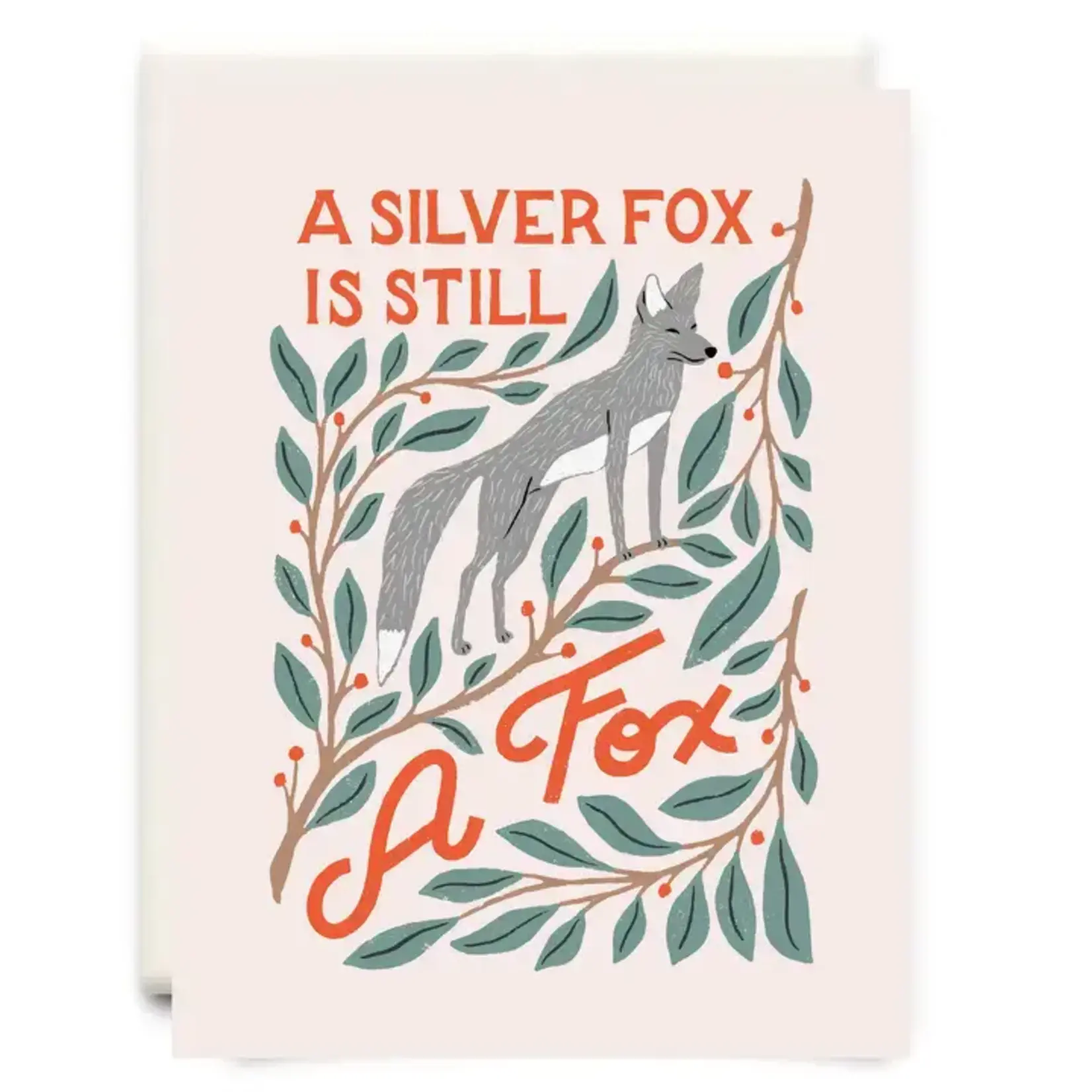 Card, A Silver Fox